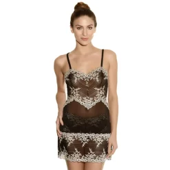 Wacoal Embrace lace chemise Black New