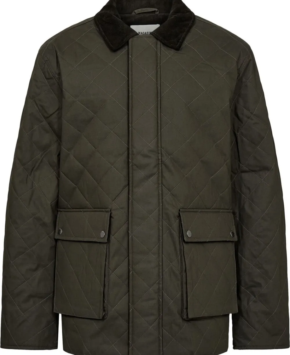 Emerson 4 Coated quiltet jakke - GRS>Magasin du Nord Collection Best