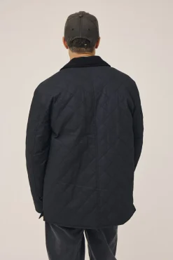 Magasin du Nord Collection Emerson 4 Coated quiltet jakke - GRS Black Best