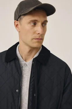 Magasin du Nord Collection Emerson 4 Coated quiltet jakke - GRS Black Best