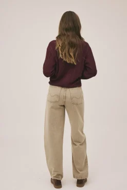 Magasin du Nord Collection Emma M125 Barrel jeans - 100% Økologisk bomuld GOTS Sandstorm New