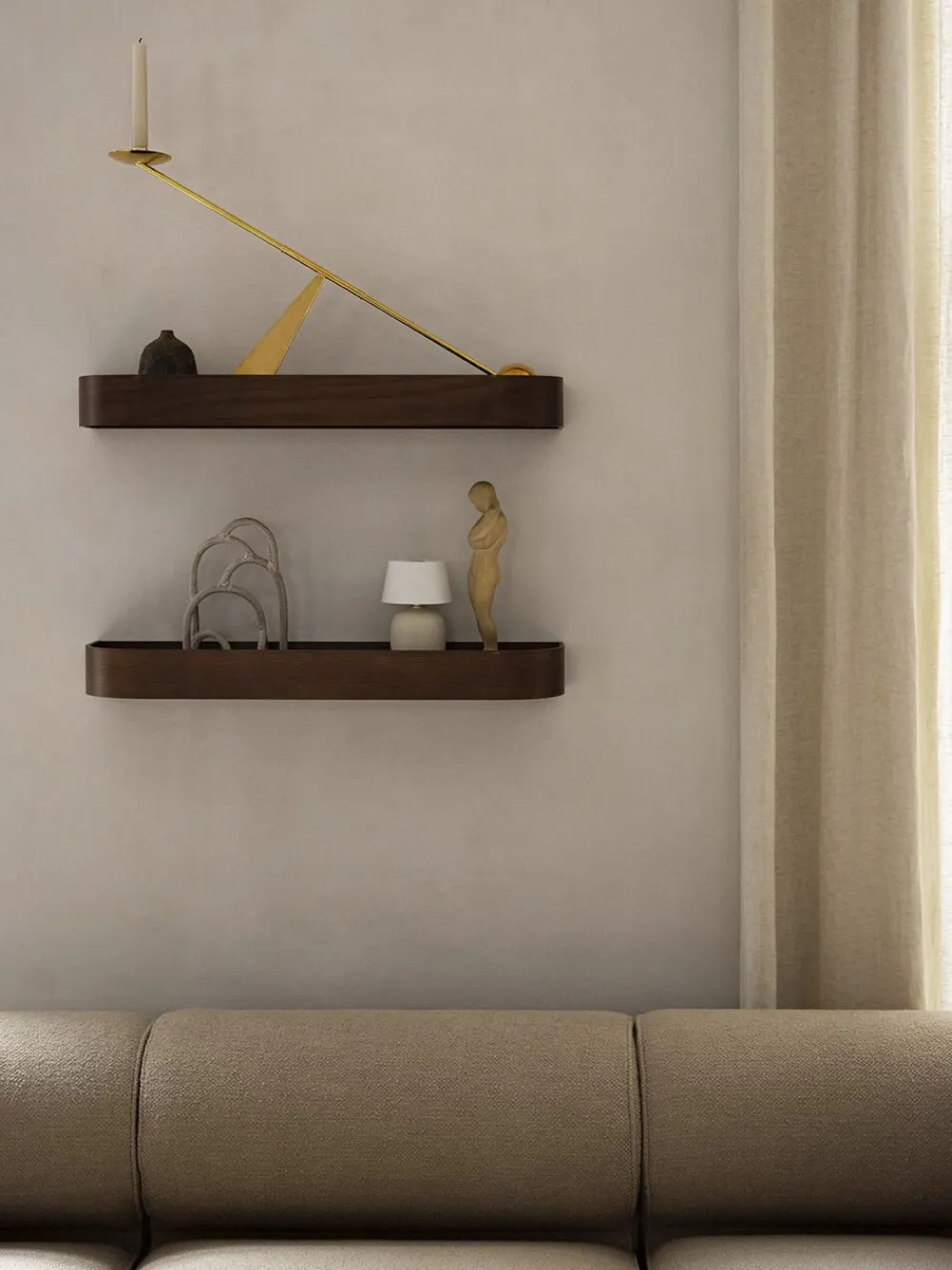 Epoch Shelf, 50, Nat. Oak/Fog>Audo Copenhagen Discount