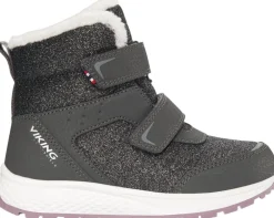 Viking Equip Glitter Warm WP 2V Charcoal/dusty pink Best