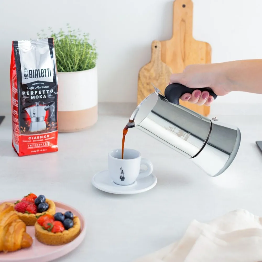 Espressokande Venus, 10 kop Stål>Bialetti New