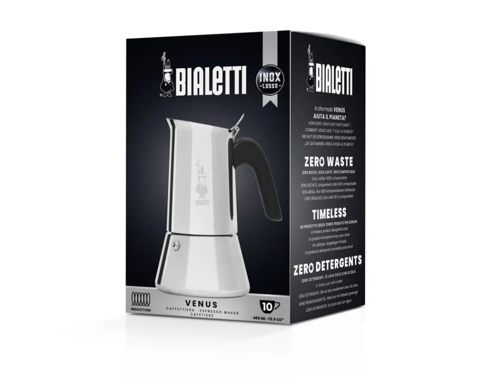 Espressokande Venus, 10 kop Stål>Bialetti New