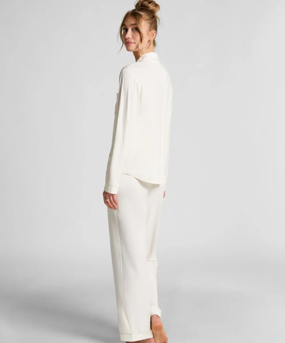 Hunkemöller Essential Jersey Long-Sleeved Jacket White