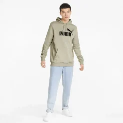 Puma Essentials Big Logo hættetrøje Brun Sale