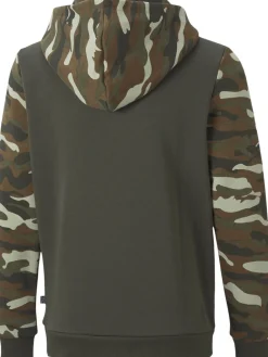 Puma Essentials+ Camo hættetrøje Gr&oslash;n Hot