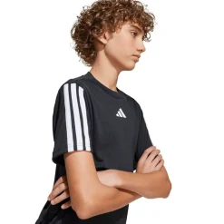 adidas Essentials 3-Stripes T-Shirt Sort Clearance