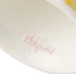 Eva Fyrfadsstage Ø6. 5 cm gul/lavendel 2 stk.><noscript><img width=