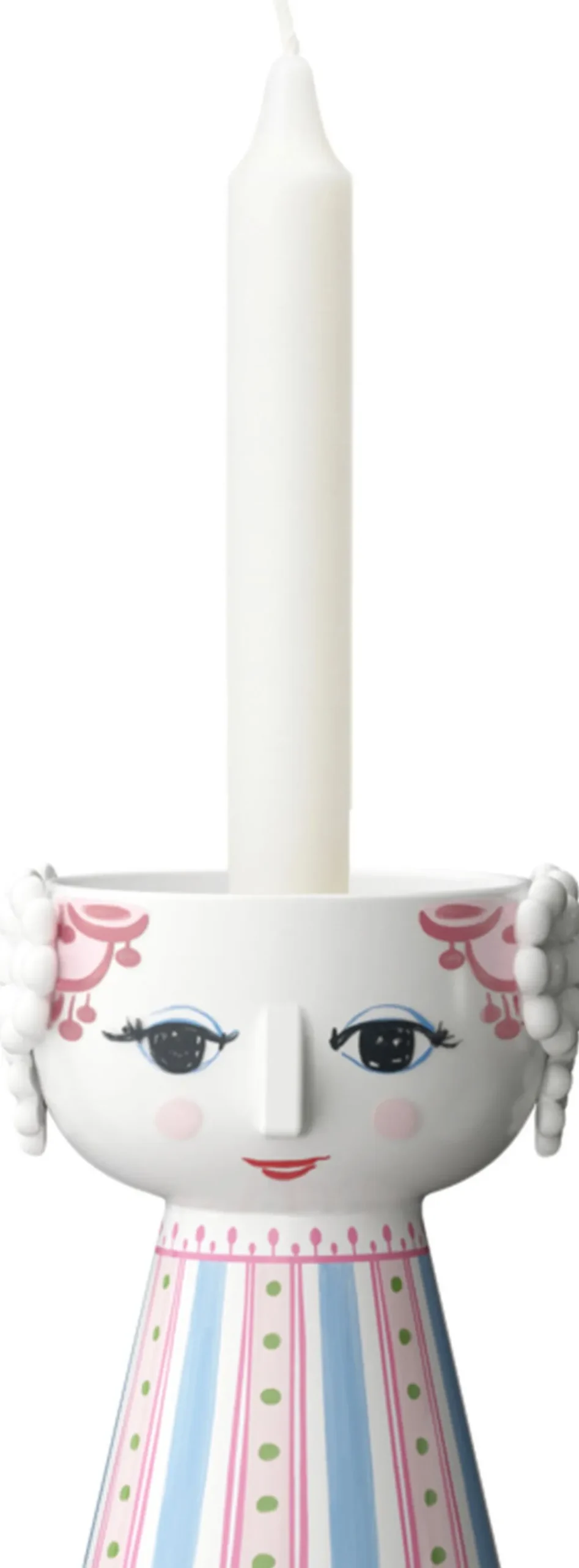 Bjørn Wiinblad Eva Lysestage H9. 5 cm pink Clearance