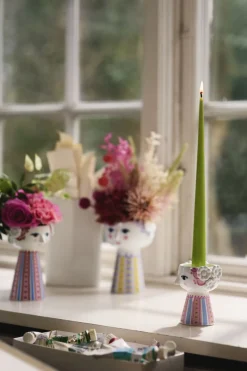 Bjørn Wiinblad Eva Lysestage H9. 5 cm pink Clearance