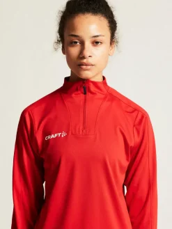 Craft Evolve 2. 0 Half Zip Trænings Trøje R&oslash;d Clearance