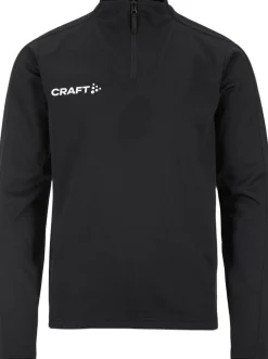 Craft Evolve 2. 0 Half Zip Trænings Trøje Sort Discount