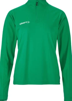 Craft Evolve 2. 0 Half Zip Trænings Trøje Gr&oslash;n Clearance