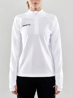 Craft Evolve 1/2 Zip Trænings Trøje Hvid