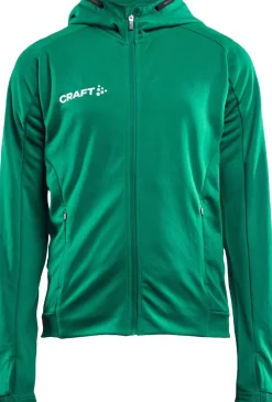 Craft Evolve Full Zip Hættetrje Gr&oslash;n Sale