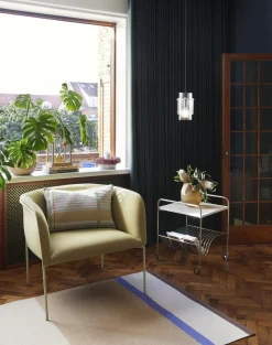 Hübsch Eyrie Lounge Chair Yellow Clearance