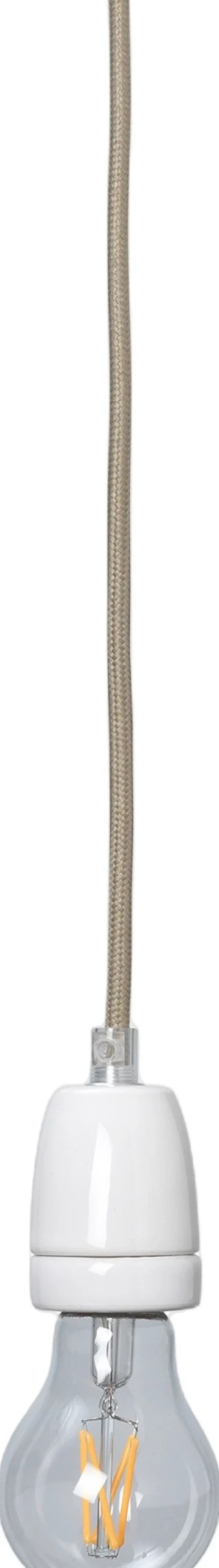 Fabric cord set ceramic socket 4m - Pendant>Ferm Living New