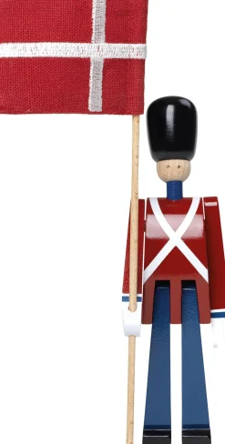 Kay Bojesen Fanebærer mini rød/blå/hvid
