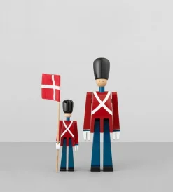 Kay Bojesen Fanebærer mini rød/blå/hvid