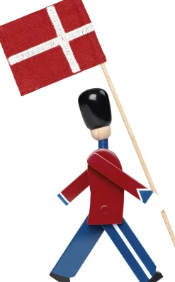 Kay Bojesen Fanebærer mini rød/blå/hvid