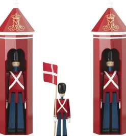 Kay Bojesen Fanebærer mini rød/blå/hvid