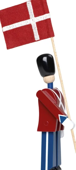 Kay Bojesen Fanebærer mini rød/blå/hvid