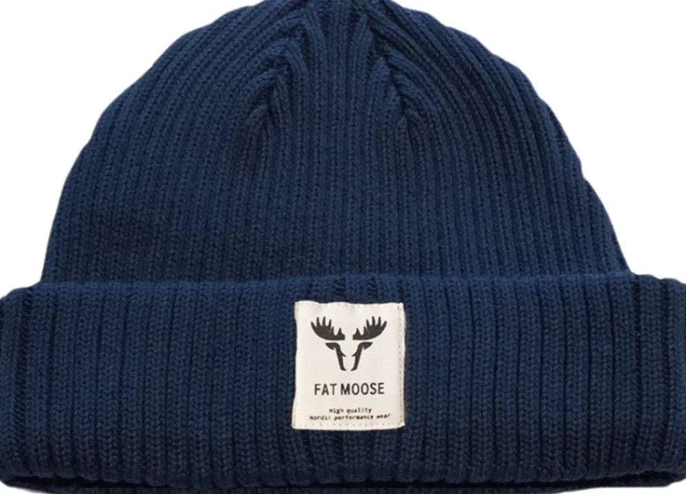 Fat Moose Fat Beanie Dark navy Outlet