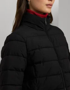 Dame Lauren Ralph Lauren Faux-Fur-Trim Quilted Hooded Coat