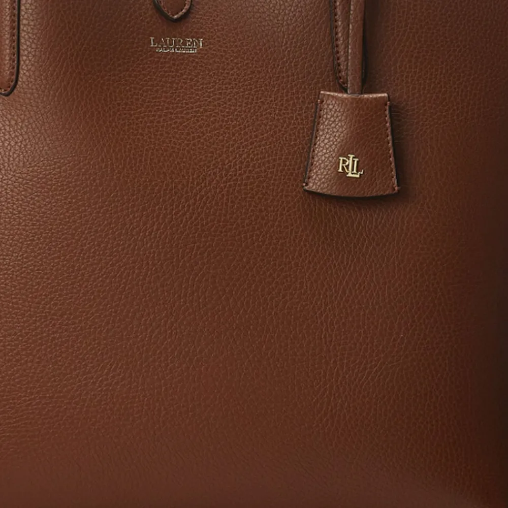 Faux-Leather Reversible Tote>Lauren Ralph Lauren Outlet