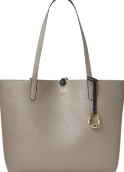 Lauren Ralph Lauren Faux-Leather Reversible Tote Black/taupe Discount