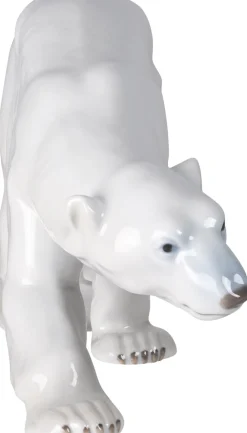 Figurine Isbjørn, gående 14 cm>Royal Copenhagen Online