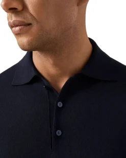 Fine Knit Merino Polo Shirt><noscript><img width=