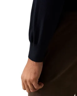 Fine Knit Merino Polo Shirt><noscript><img width=