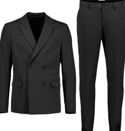 Lindbergh Fine twill stretch suit Sort Sale