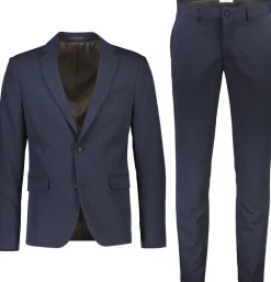 Fine twill stretch suit>Lindbergh New