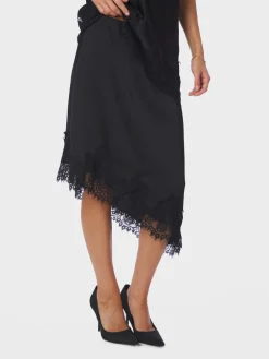 Neo Noir Fiora Lace Skirt Black Discount