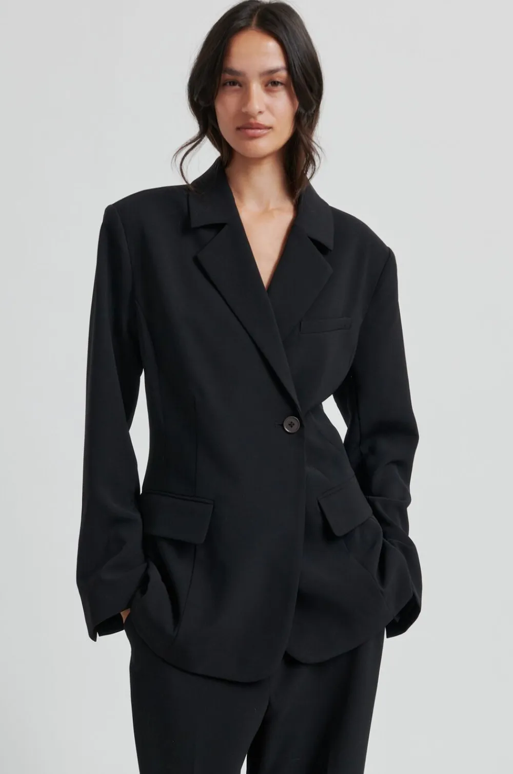Second Female Fique Fitted Blazer Black Online