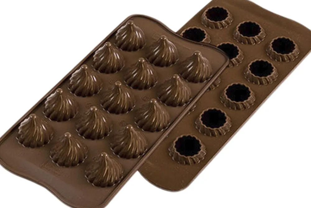 Silikomart FLAMME CHOKOLADEFORM