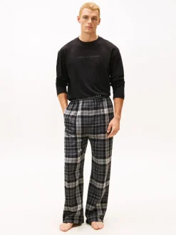 Tommy Hilfiger FLANNEL PJ PANT WB Black tartan Hot