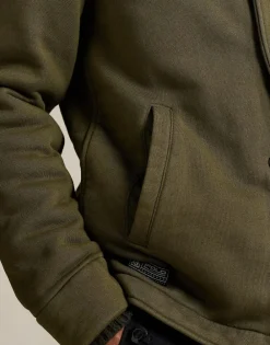 Polo Ralph Lauren Fleece Deck Jacket Gr&oslash;n Clearance