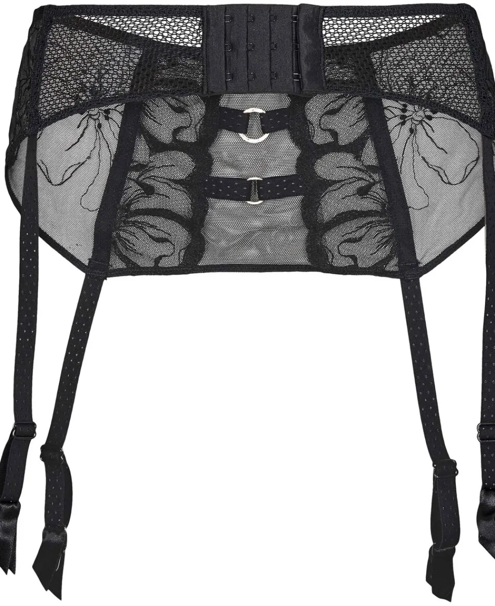 Chantelle Fleurs Waist cincher Black New