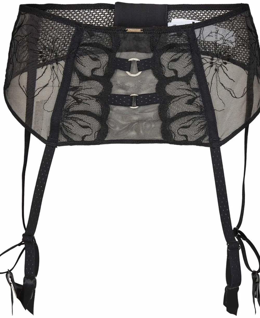 Chantelle Fleurs Waist cincher Black New