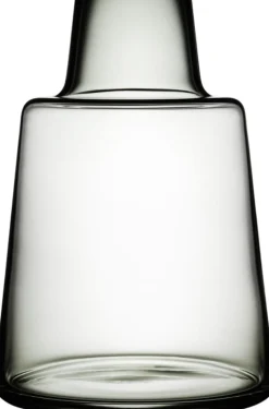 Holmegaard Flora Vase kort hals smoke H12