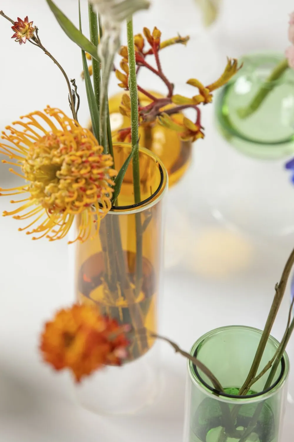 Studio About FLOWER TUBE, TALL TUBE, YELLOW, 65200Y