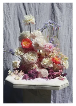 Poster & Frame Flowers For Your Lungs 4 Flerfarvet Outlet