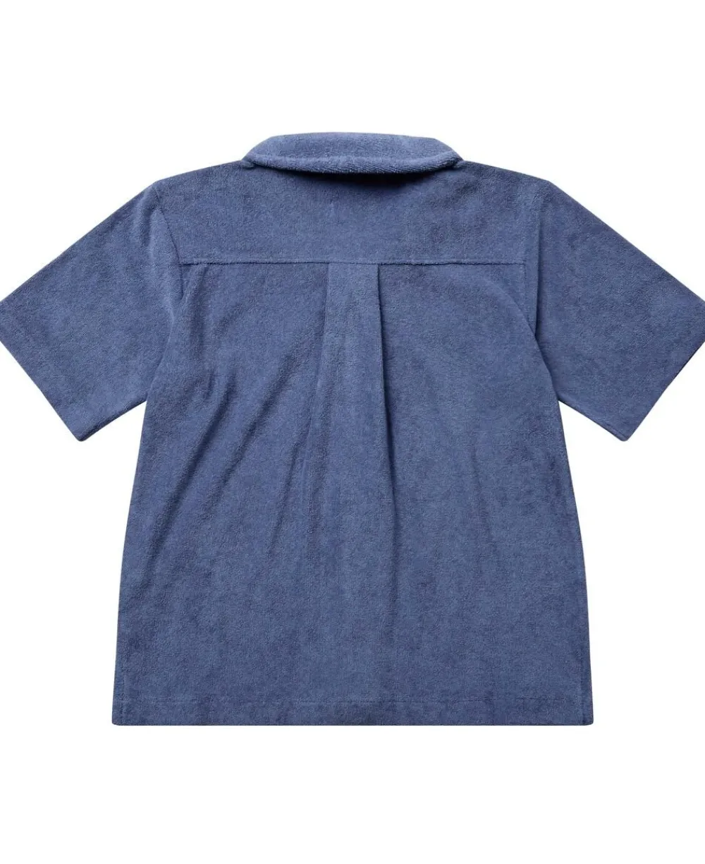 Magasin du Nord Collection Floyd kids shirt - Organic GOTS Blue shade Hot