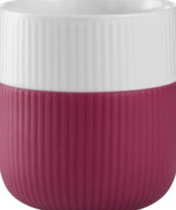 Fluted Contrast Mug 35cl Raspberry>Royal Copenhagen Clearance