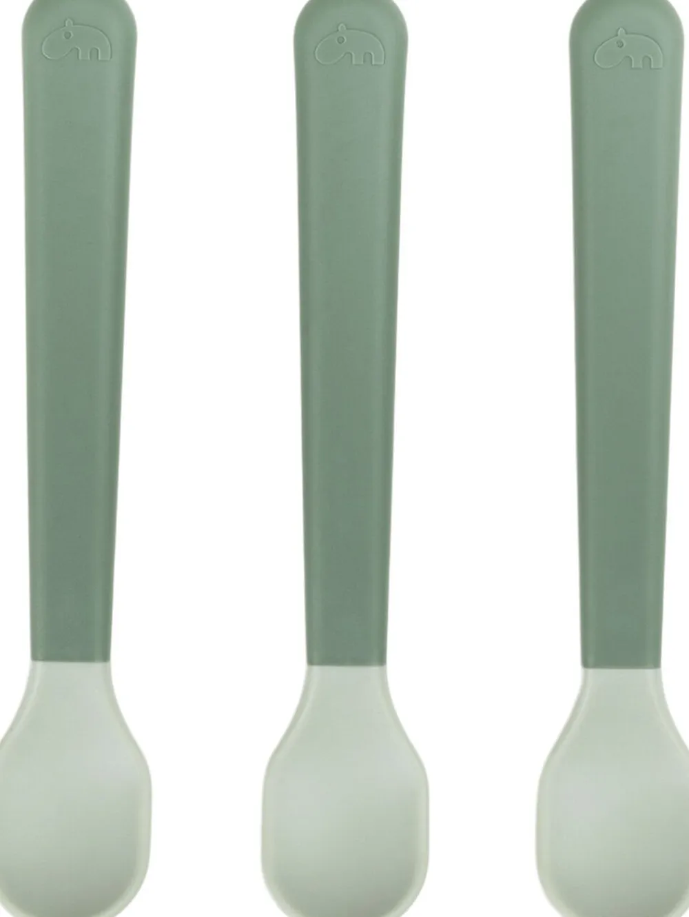 Foodie easy-grip babyske 3-pak Grøn>Done by Deer Online